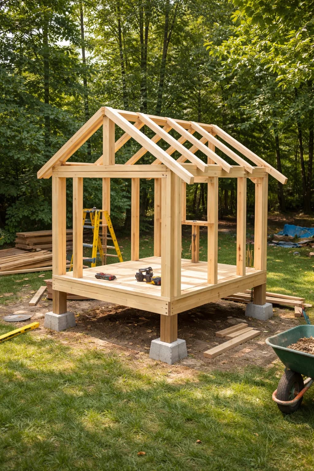 Детска къщичка с веранда