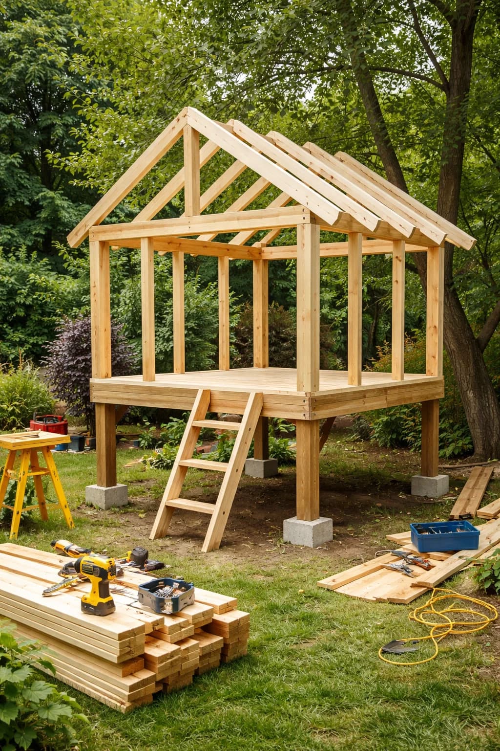 Платформа и пързалка