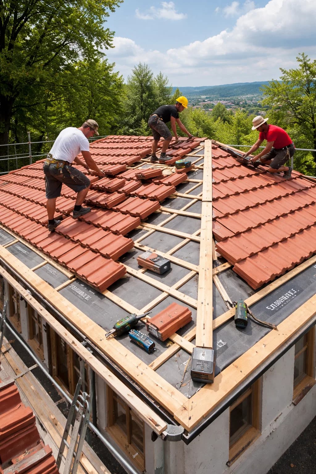 Изграждане на покриви